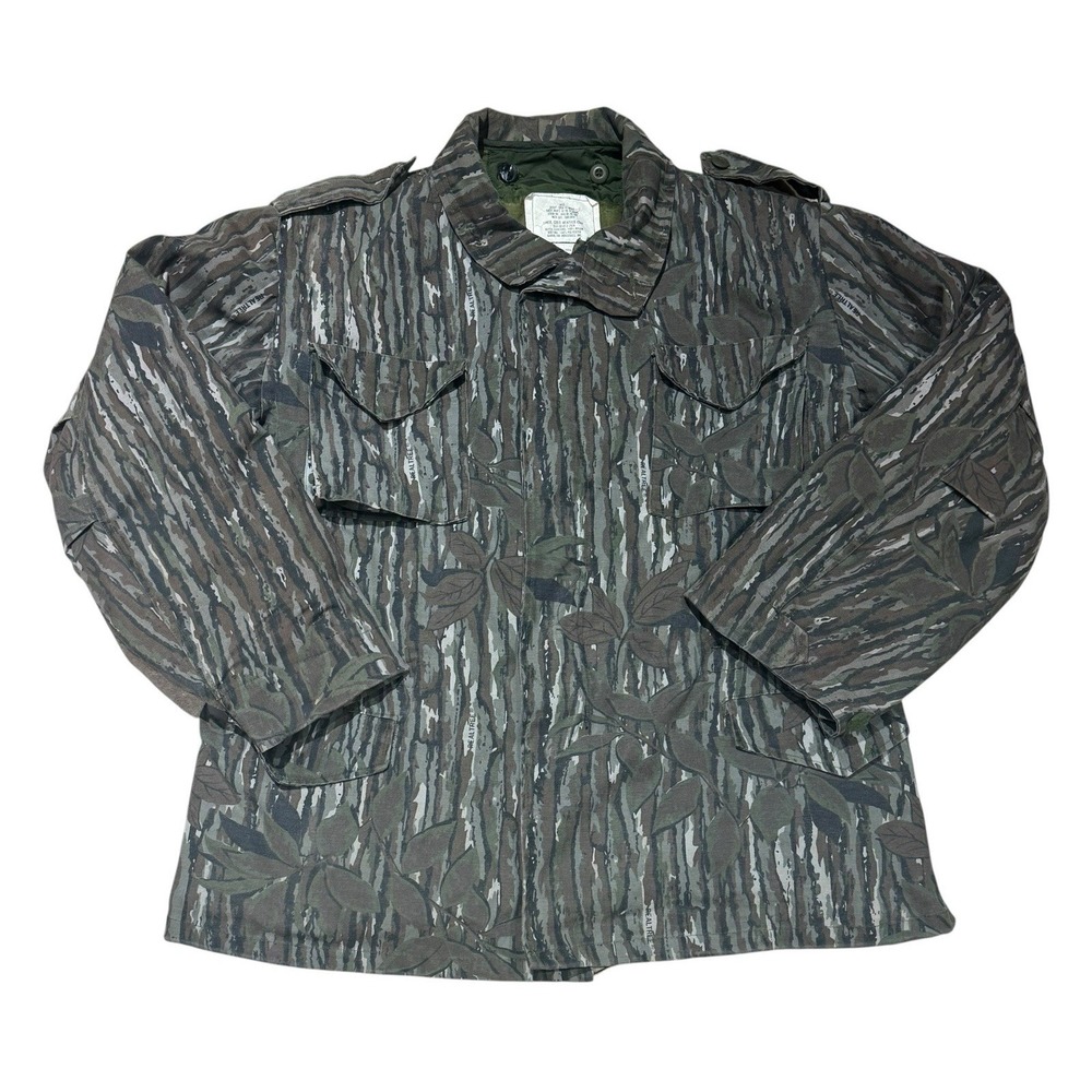 US Military M65 Field Jacket Mens Large Regular Realtree Camo Liner